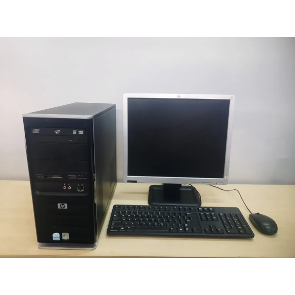 HP Pentium Dual Core @ 2.0GHz , 2.00GB RAM , 160GB HDD , 17″ LCD Monitor, Win 7 [1 SET]
