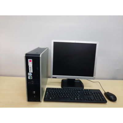 HP COMPAQ DC 7800 , Intel Core 2 DUO , 2.30GHz, 2GB RAM , 80GB HDD , Windows 7 , 19″ LCD Monitor [NETT]