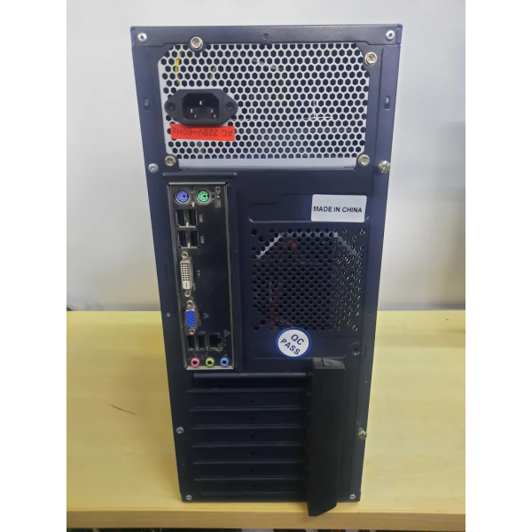 Intel Pentium CPU G2030 @ 3.0 GHz , 2GB RAM , 80GB HDD , Windows 7 Home , 17″ LCD Monitor , EMBoss Casing [NETT]