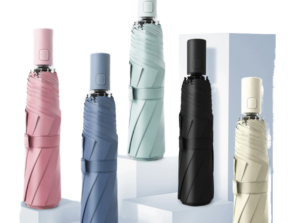 Hbff85462c0b542ba9dc4476ca0ca087er.png Customizable Logo Printed Adults Travel Umbrella Modern Fully-Automatic Three-Fold Sun Rain Golf Umbrella Wooden Iron